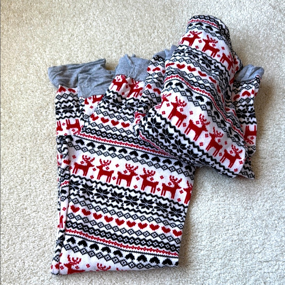 Reindeer and Snowflake Pajama Set